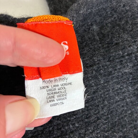 VTG Y2K BOSS Hugo Boss 100% Virgin Wool Old Money Rectangle Scarf - Picture 6 of 8